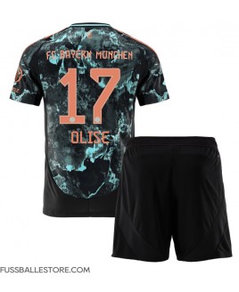 Günstige Bayern Munich Michael Olise #17 Auswärts Trikotsatzt Kinder 2024-25 Kurzarm (+ Kurze Hosen)